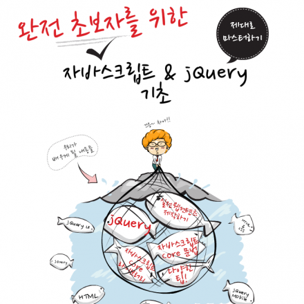 완전초보자를 위한 자바스크립트&jQuery 기초 제대로 마스터하기 대표이미지